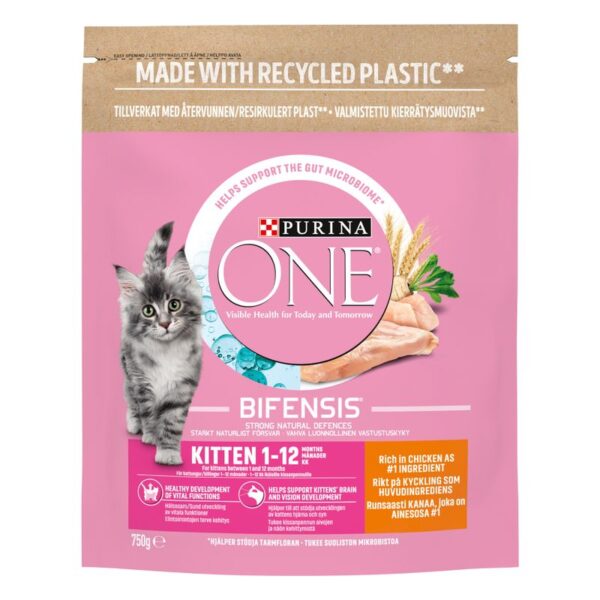 PURINA ONE Junior / Kitten Chicken & Whole Grains Dry Cat Food  750g - Image 3