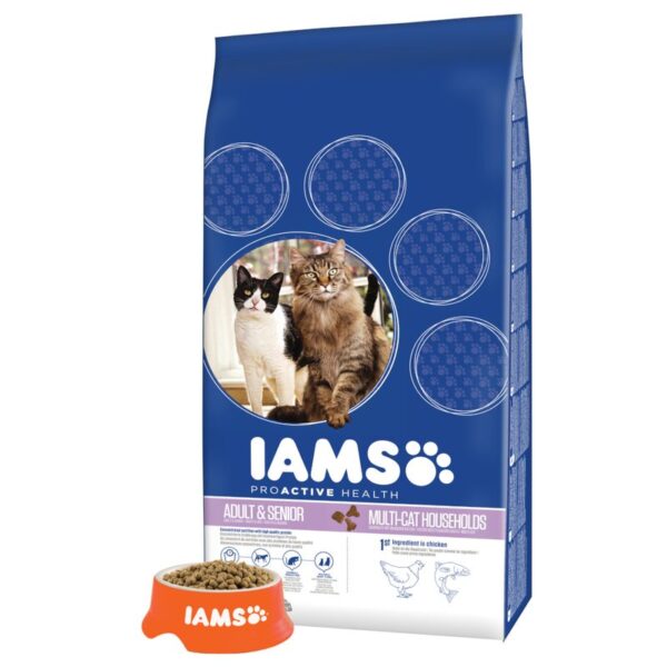 IAMS Pro Active Health Adult Multi-Cat Household  15kg - Image 2