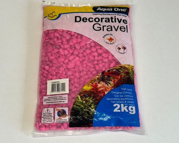 Aqua One Decorative Gravel - Pink - 2kg