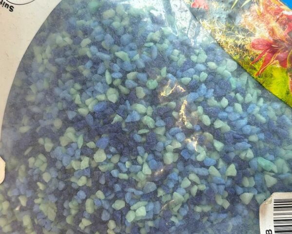 Aqua One Decorative Gravel -  Blue 10286B - 2kg - Image 2