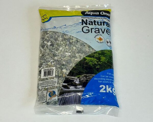 Aqua One Natural Gravel - Emerald Mix - 2kg
