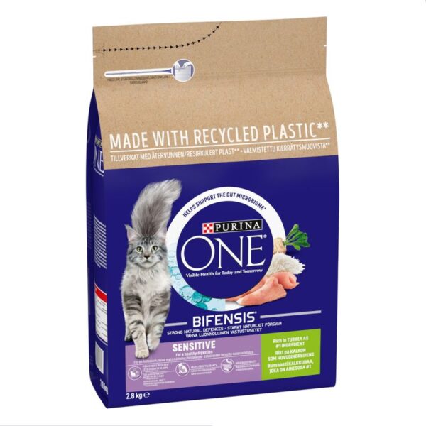 PURINA ONE Sensitive Turkey & Rice Dry Cat Food  750g - Image 5